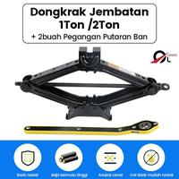 Gambar 1/ 2/ Ton Dongkrak Mobil / Dongkrak Gunting / Dongkrak Pengangkat Tipe Tangan / Untuk Perbaikan Ban Mobil/dongkrak pengangkat tipe tangan /dongkrak gunting/ Dongkrak Mobil - 1TGunting Jack+Kunci dari LENODI Kab. Tangerang 1 Tokopedia