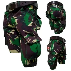 [ TERLARIS ] CELANA CARGO PENDEK DORENG ARMY | Size 28 - 38