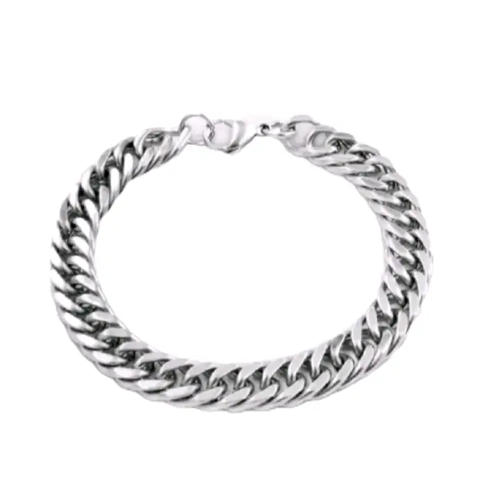 Gelang Rantai Pria Titanium- Model terbatu Bracelets - pengrajin monel