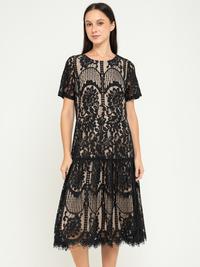 Gambar N2 Dress - Pakaian Wanita Katun Brukat 29775 - Hitam, M (T2) dari Sisters Fashion Group Kota Administrasi Jakarta Utara 3 Tokopedia