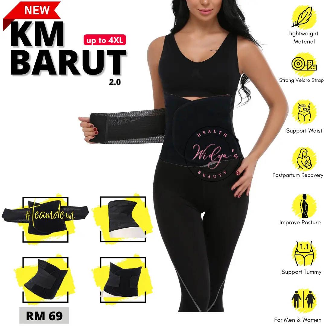 KM BARUT bengkung Favourite Kak KM strap velcro