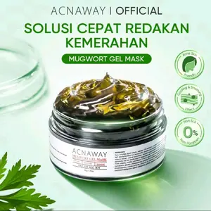 ACNAWAY Advanced Mugwort Gel Mask - Face Mask Gel Masker Wajah untuk Kulit Berjerawat