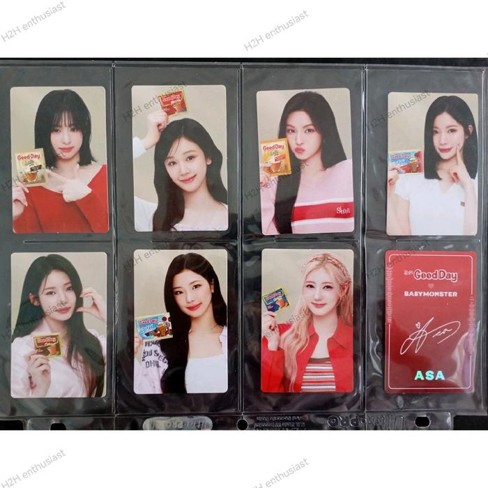 Promo GOOD DAY × BABYMONSTER OFFICIAL PHOTOCARD PC LIMITED EDITION