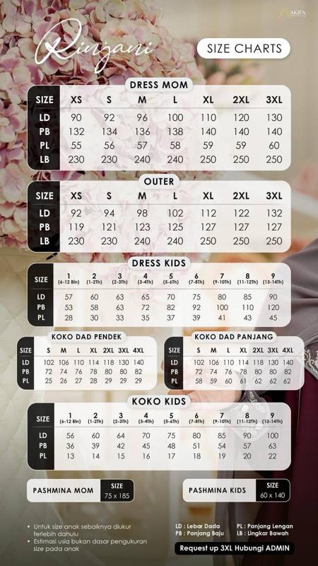 ( Ready Stok ) Dress Mom Rinjani by Akifa