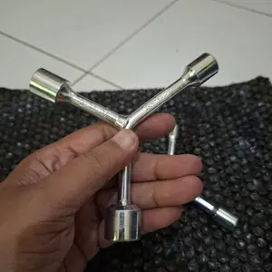 Mitsushi Kunci Sok Y Putih Ukuran 8 9 10 12 14 17 mm Sock Socket Shock Kunci Y Segitiga Y-Type Socket Wrech Kunci Torsi