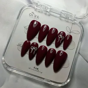 [PRESS ON NAILS] RIBBON NAILS