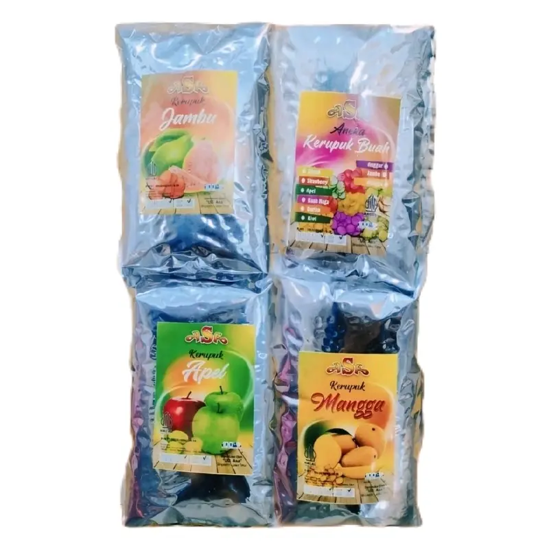 Keripik dan Kerupuk Buah 1 paket isi 4bks  Cemilan Kering 2