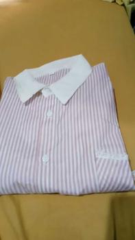 Product Review of Lulu blouse strip salur premium LD 110 120 130 140 kemeja crop jumbo from T**5 0