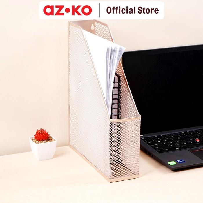Gambar AZKO Stora Organizer Majalah - Rose Gold Rak Bacaan Holder Dokumen Meja Penyimpanan dari AZKO ID Kota Administrasi Jakarta Selatan Tokopedia
