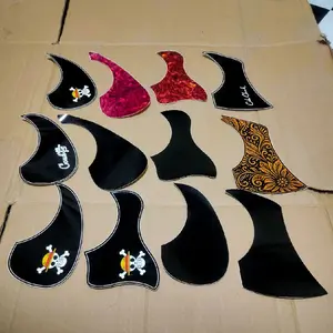 Pickguar Gitar Akustik Pelindung Tabung Gitar Akustik Stiker Gitar Akustik dengan Desain Unik dan Variasi Warna