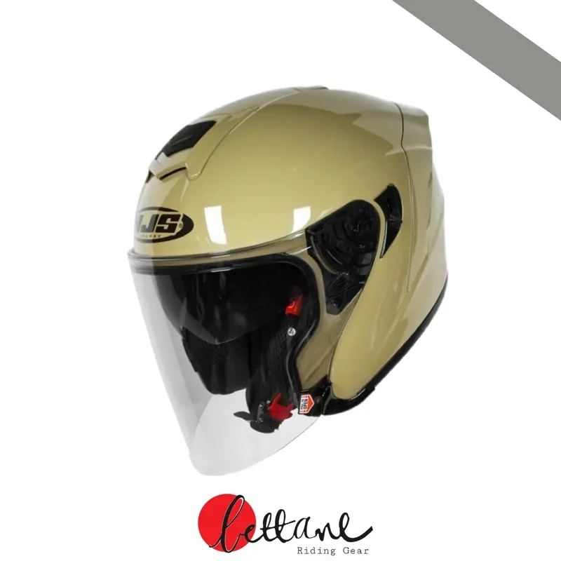 Helm NJS Half Face Kairoz DV Solid Double Visor dengan Sistem Tali Pengikat Microlock untuk Sepeda Motor - Motorcycle 6