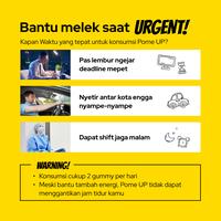 Gambar Pome UP - Guarana Caffeine Energy Gummy (Tingkatkan fokus dan energi saat bekerja) dari Getpome Kota Tangerang 4 Tokopedia
