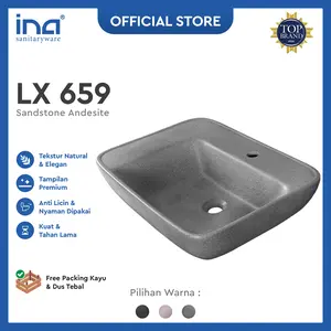 INA Basin LX659 Sandstone | Wastafel Cuci Tangan - Washbasin