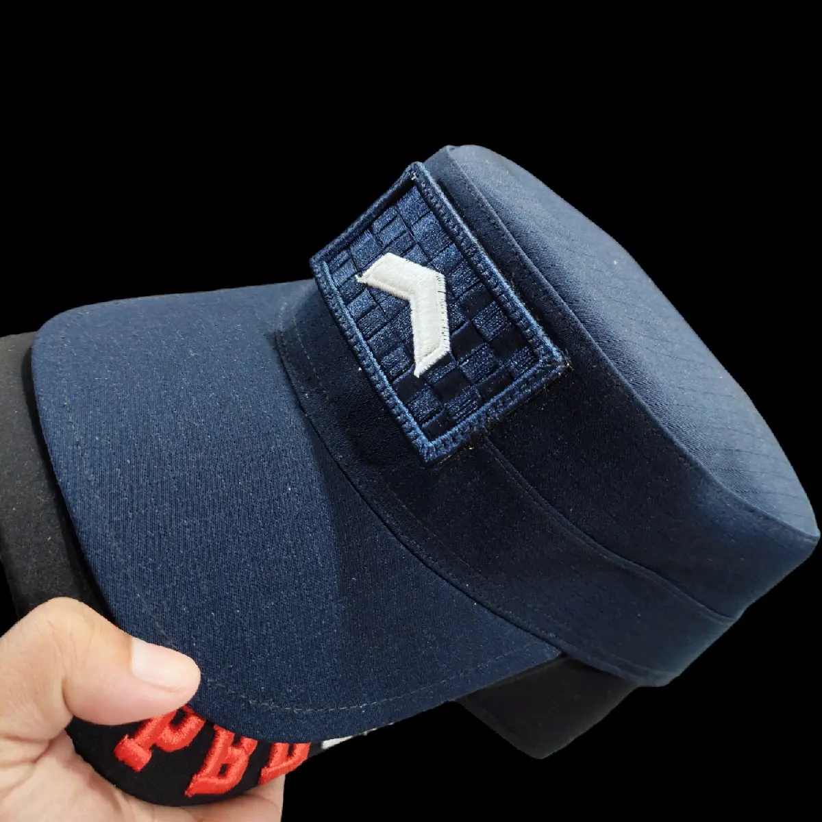 Topi pemadam damkar komando bordir pangkat custom timbul+nametag timbul custom best quality