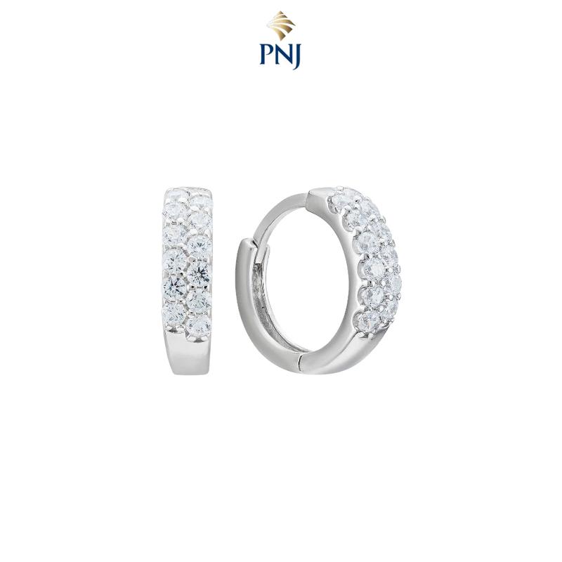 Bông tai Bạc đính đá CZ PNJSilver XM00K000163