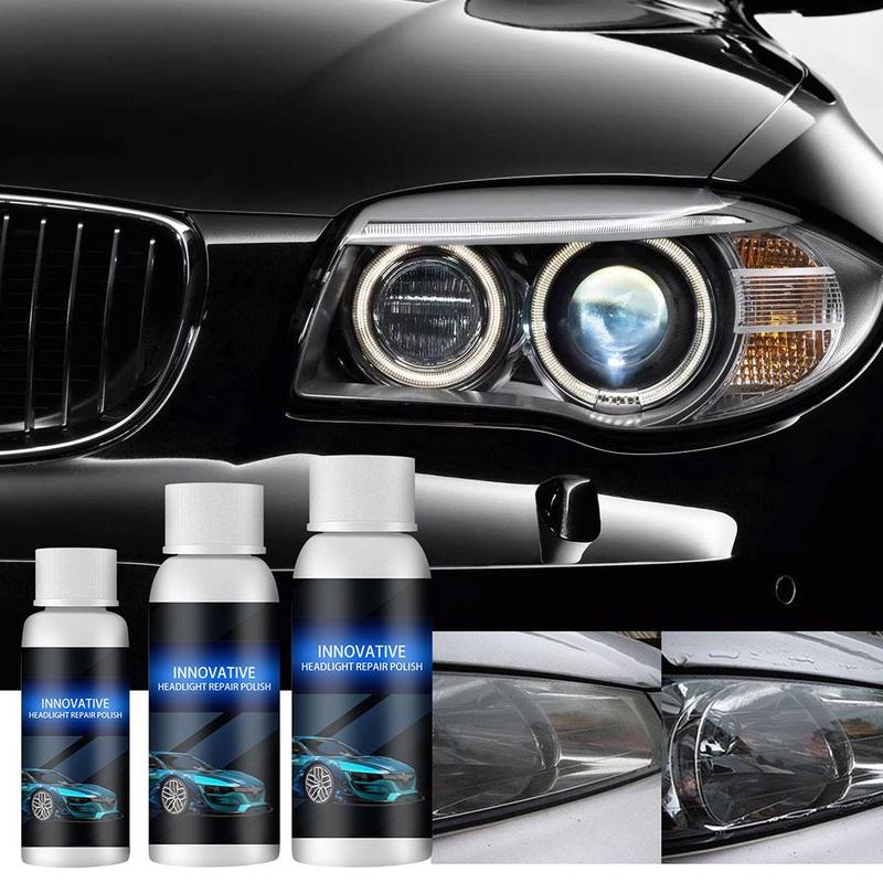 Bộ Kit Phục Hồi và Đánh Bóng Đèn Pha Dành Cho Sửa Chữa Mặt Kính Trong Suốt