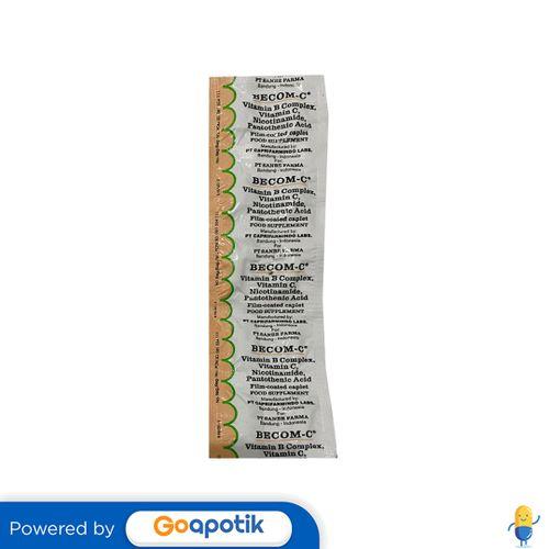Gambar BECOM C STRIP ISI 10 KAPLET dari Apotek Trunojoyo by GoApotik Kota Bandung Tokopedia