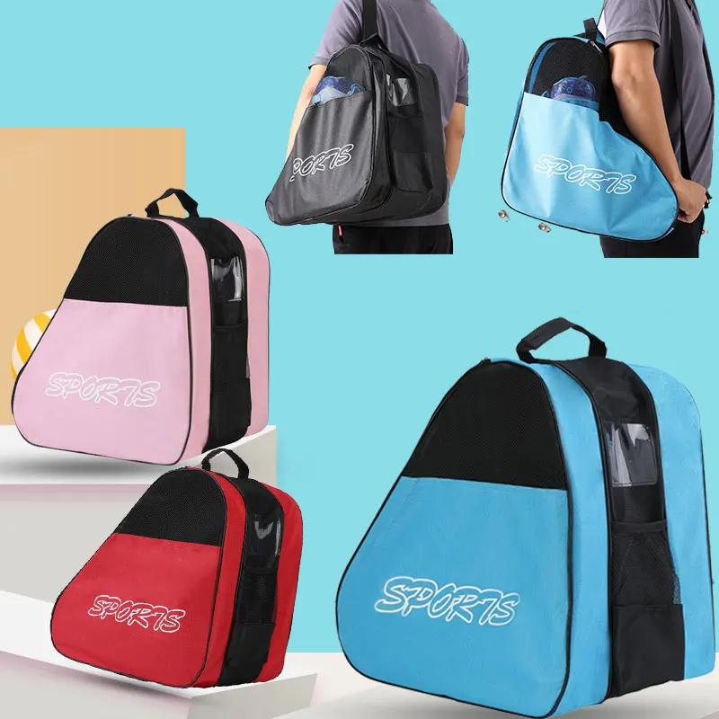 Product Introduction of 1PC Large Capacity Breathable Portable Roller Skates Bag Ice Skating Bag Large Capacity Breathable Inline Skates Bag Skates Storage Bag Skating Shoes Bag 20