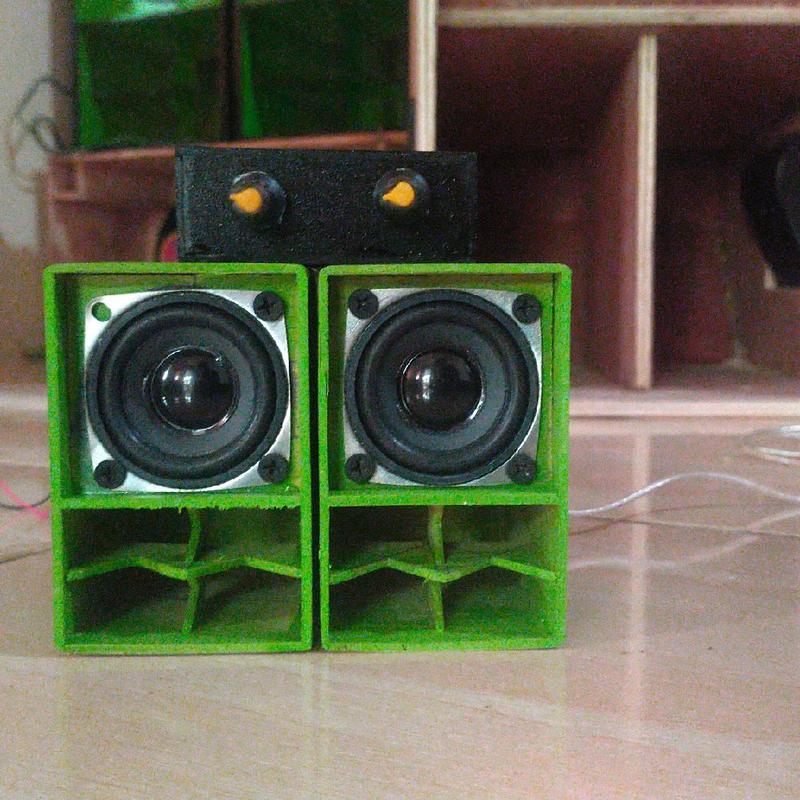 paket miniatur sound siap bunyi 2inc double 8