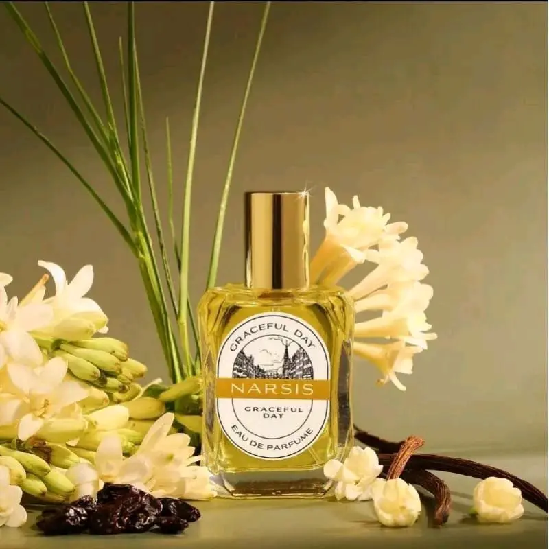 NARSIS PARFUM GRACE FULL DAY ASLI 50ML Perfume Wanita Creamy Red Tubuh 2