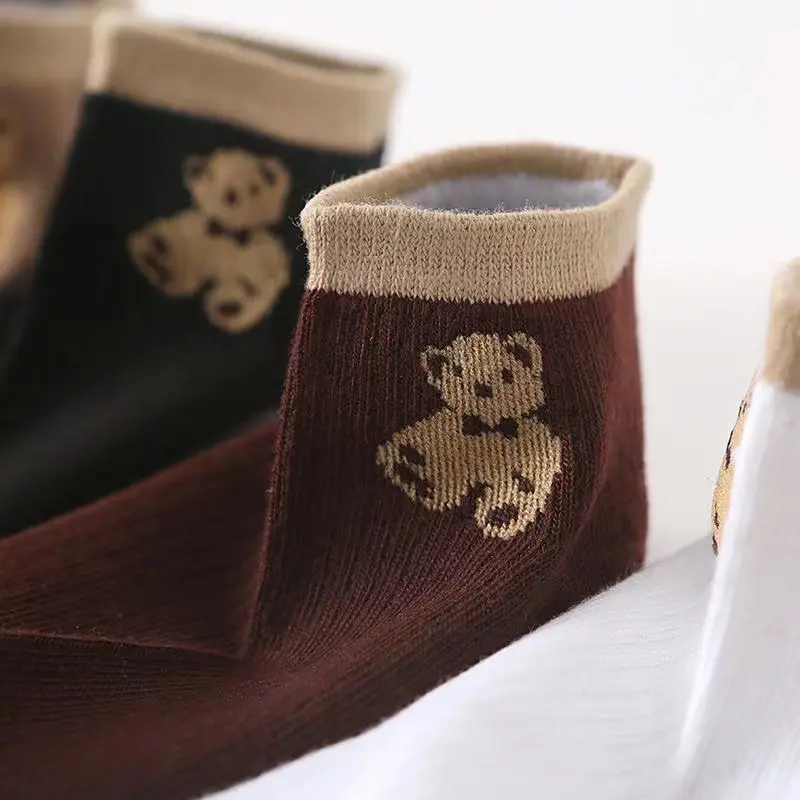 BAS K10 Kaos Kaki Pendek Semata Kaki / Kaos Kaki Bear / Kaos Kaki Motif Beruang / Kaos Kaki Fashion 2