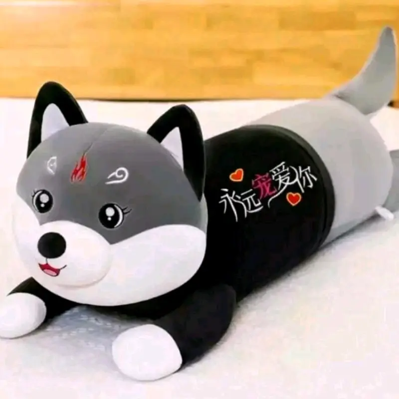 bantal guling karakter kucing lying atau kucing rebah berukuran 50CM bahan plush premium berlebel SNI Dolls 3