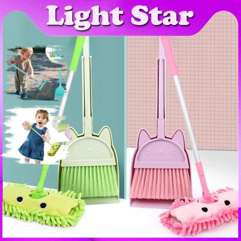Mini Butler Set Children's Cleaning Broom Toy Set Mop Broom Set Mini Butler Children's ...