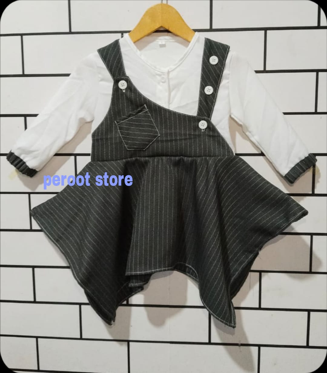 Peroot Store COD Dress Anak Perempuan Gaun Lucu & Elegan Bahan Sakila & Woll Premium Nyaman Usia 0-4 Tahun