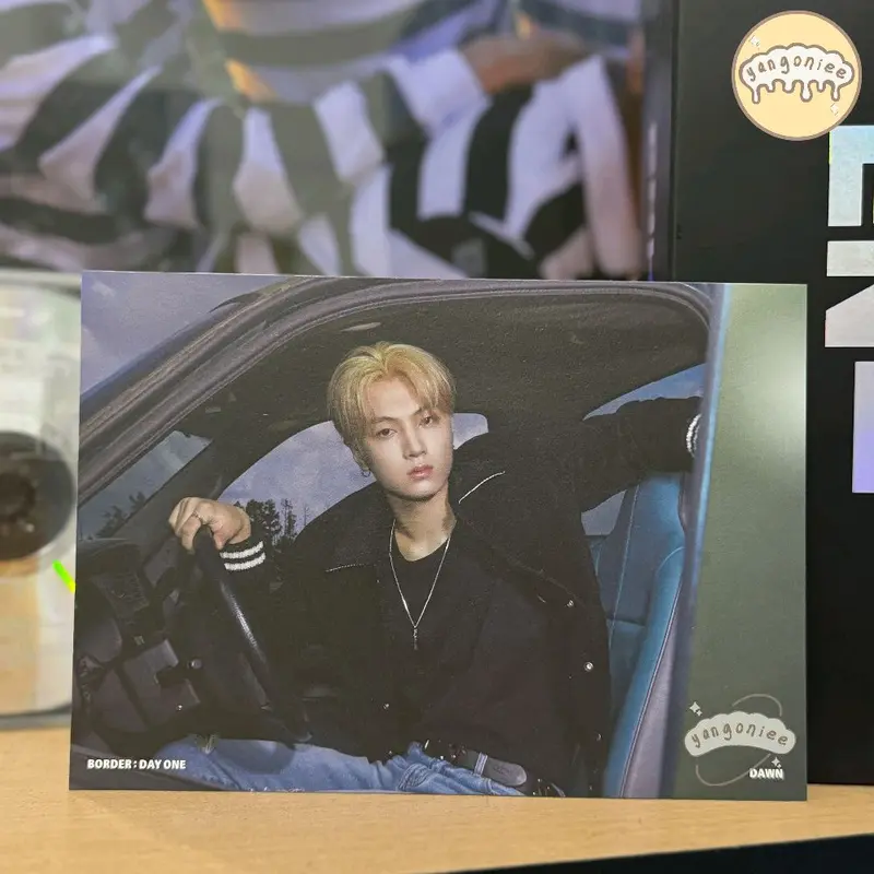 official enhypen postcard border day one dawn ver heeseung jay jake sunghoon sunoo ni-ki 2