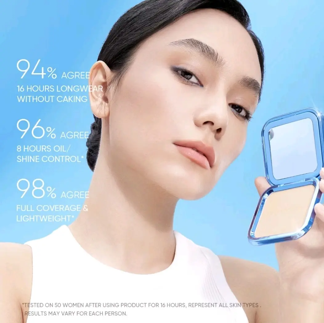 SKINTIFIC ULTRA COVER POWDER FOUNDATION VELVET MATTE FINISH Makeup Cosmetic