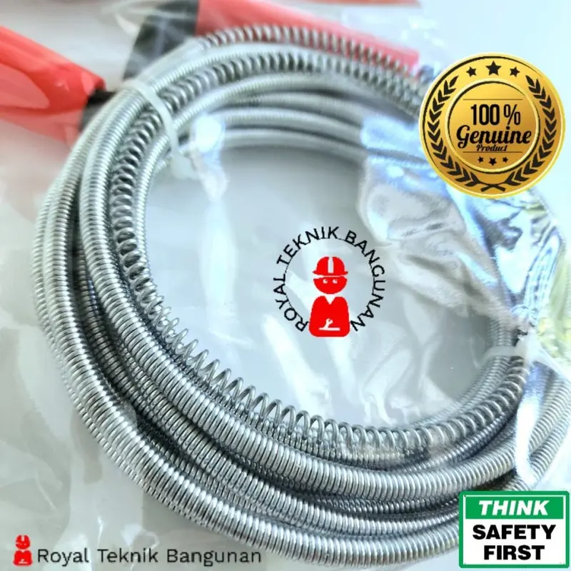 Kawat Pembersih Saluran Pipa Mampet 3 - 5 - 10 Meter / Sodokan Anti Sumbat Air Toilet Pipe Cleaner 3
