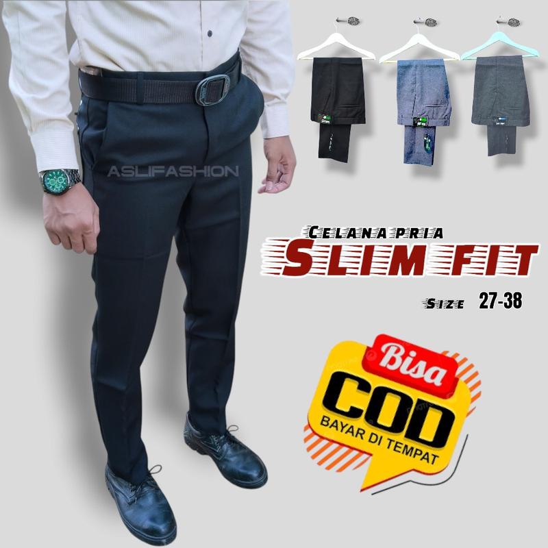 Product Introduction of celana formal pria, celana slim fit pria, celana kerja pria, celana kantor pria, celana bahan pria 13