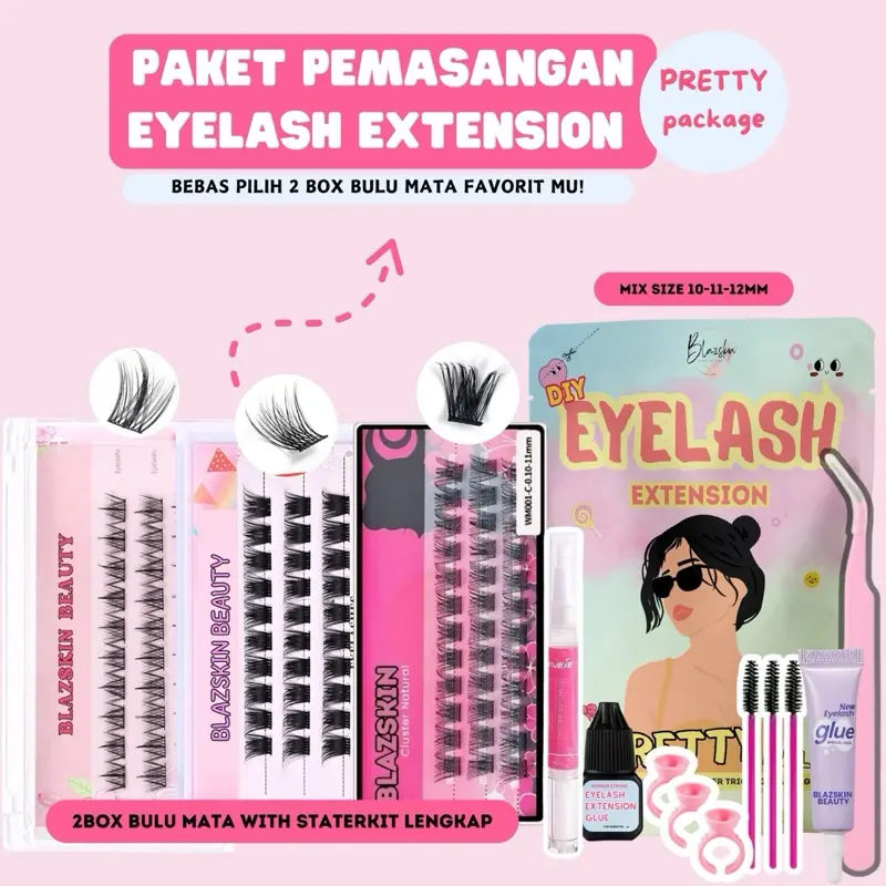PAKET BULU MATA EXTENSION [PRETTYFULL] 0