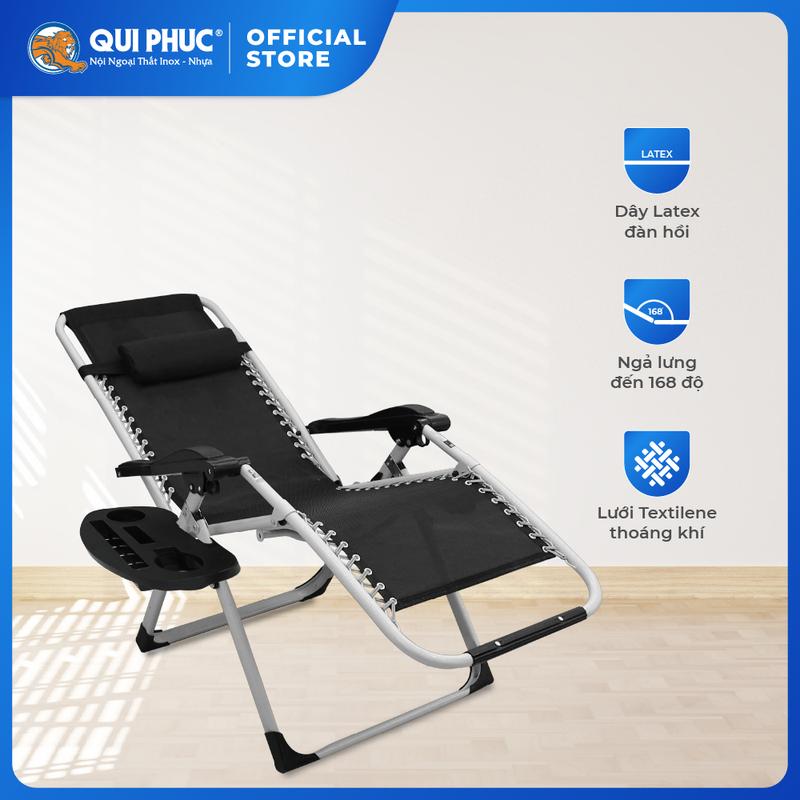  Ghế xếp thư giãn Deli Boss QUI PHÚC gấp gọn tiện lợi thông minh đa năng vải lưới cao cấp thoáng khí 