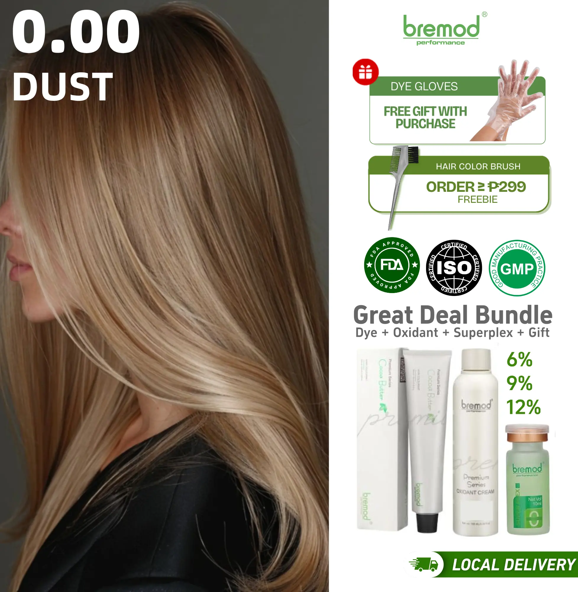 0.00 DUST】【Free Gift】Bremod Premium Official Flagship Store