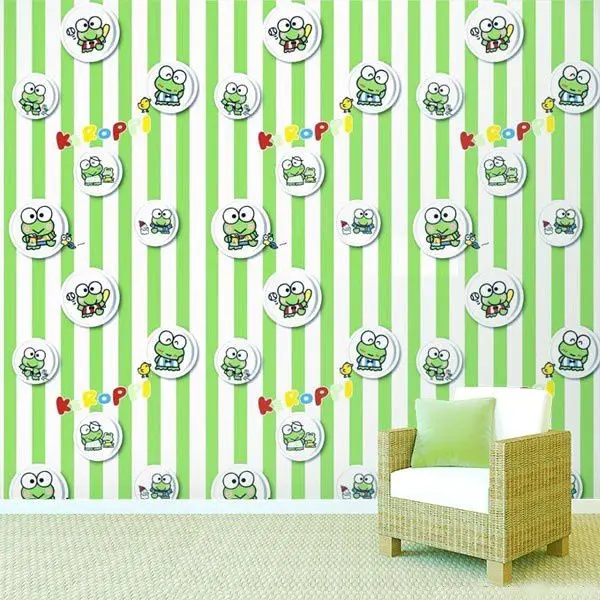Wallpaper Dinding Motif Keroppi Pvc Kertas Stiker 2