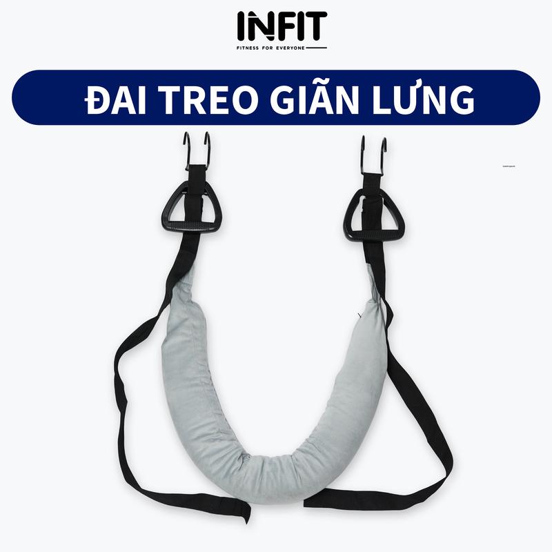 Đai Treo Giãn Cột Sống Không Đau Nách INFIT Đệm Êm Dùng Với Xà Đơn, Kéo Giãn Lưng, Hỗ Trợ Thoát Vị