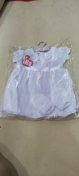 Product Review of Baju Bayi Perempuan 0-12 Bulan/Dress Bayi Putih/Dress baby 1 Set/Dress+Bandana+Sepatu/Gaun Bayi Viral /Dress Bayi korea/kado bayi nb / Fashion baby/ Parsel/PURPLE BABY from s**n 1