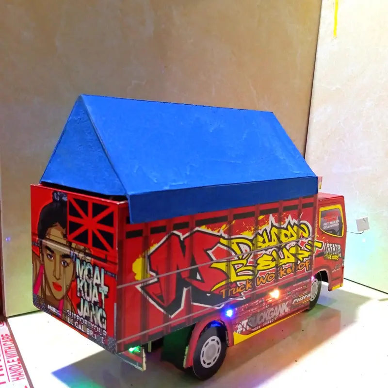 PROMO MURAH MINIATUR TRUK OLENG LAMPU TERPAL COD Hadiah 5