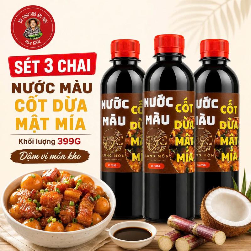 Nước Màu Mật Mía - Thương Hiệu Bu Phương Ẩm Thực (Kho - Rim Thịt, Cá, Gà, Bò,…