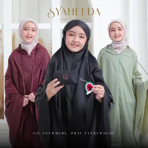 Mukena Anak Perempuan Edisi Syaheeda Ammarkids Bahan Premium Muslim Travel
