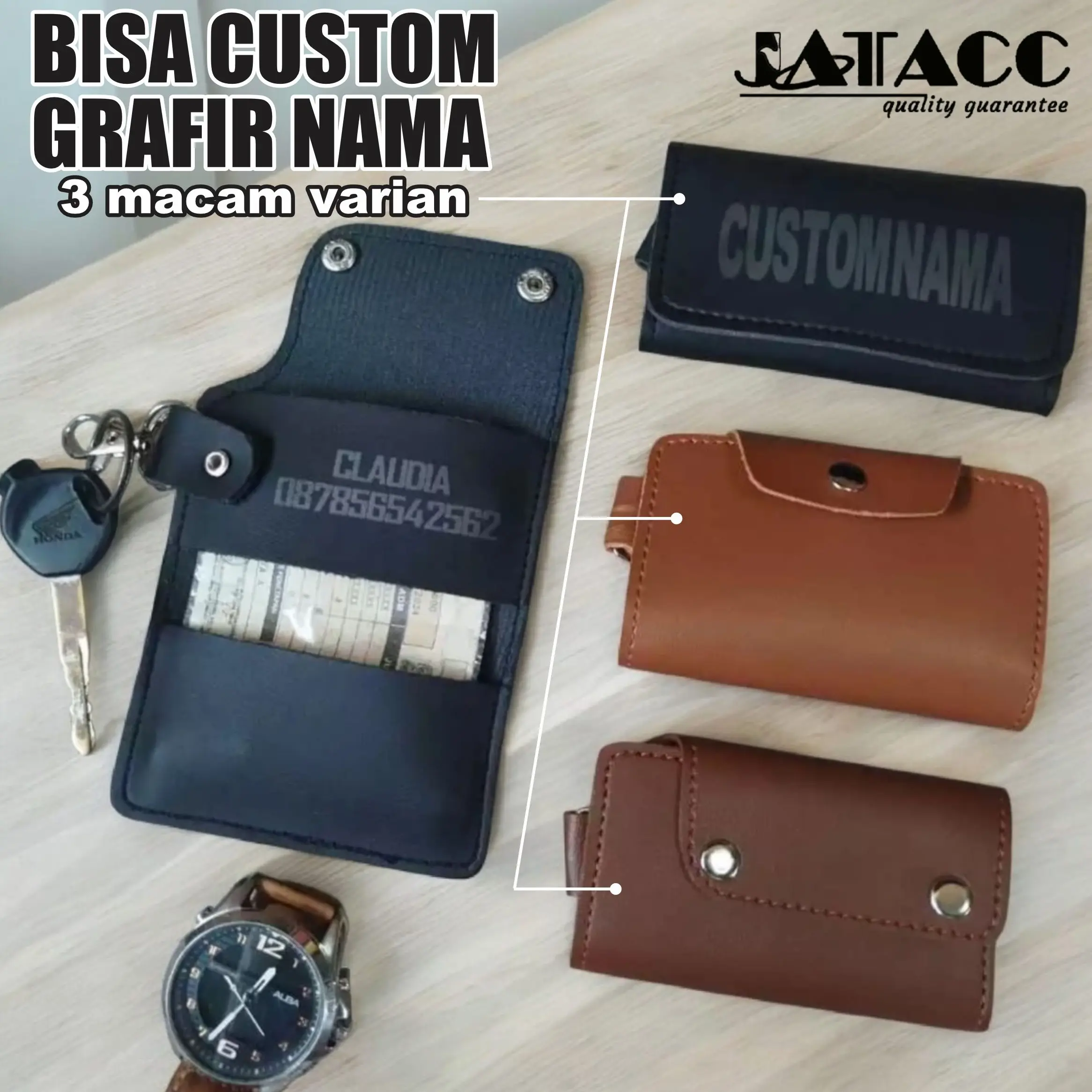 Dompet Gantungan kunci Stnk Kulit / Dompet Kunci kendaraan Lipat Car / gantungan kunci mobil / gantungan kunci sepeda montor / gantungan kunci custom grafir gantungan dompet kecil