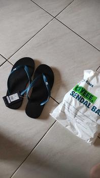 Product Review of Zuma Men Classic 31 Black Turquoise, Sandal Jepit Pria Karet Polos, Hitam Pirus from s**n a**s 0