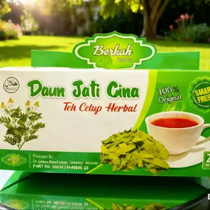 teh celup daun jati cina berkah murah