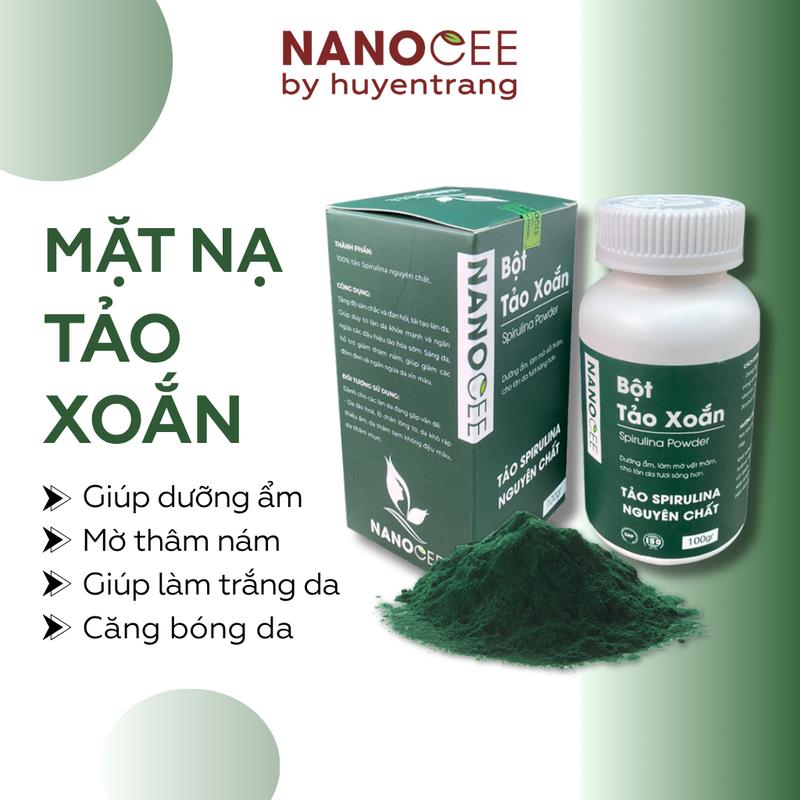  Bột Mặt Nạ Tảo Xoắn NANCOEE Đắp Dưỡng Da Mặt Làm Đẹp Da Skincare 