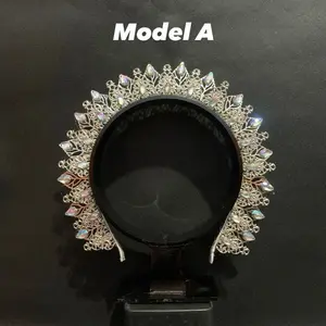 ￼( bando style 18 ) Mahkota/bando/sunting/tiara/aksesoris/hiasan/rambut/kepala/gold/silver/elegan/tari/karnaval/festival/wedding/pernikahan/kostum/glamor/simpel/sederhana/adat/tradisional