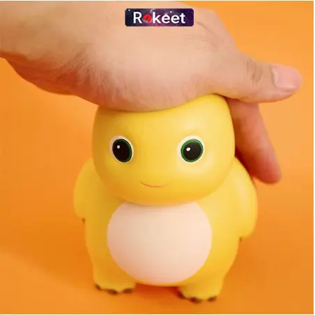 SG -Mainan Squishy Nailong Dino Kuning Terbaru Mainan Squishy Pencet Anti Stress Toys Silikon 5