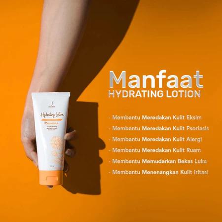 Jevarine Hydrating Lotion Calendula - Jevarine Calendula Body Lotion Membantu Meredakan Kulit Eksim Psoriasis Alergi Ruam Dan Bekas Luka BPOM 5