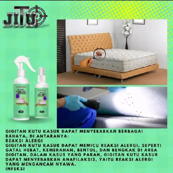 Semprotan Pembasmi Anti Tungau, Kutu Kasur, Kutu Busuk & Tumila 450ml (Seroxil) 4