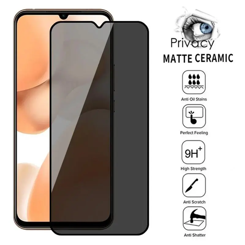 Full coverage reinforced tempered privacy glass film for Oppo Reno11 F Reno8 T 8 Pro+ 8 Z Reno 7 Pro 7 Z Reno6 Z Reno 5 Reno 3 Reno2 F 2 Z